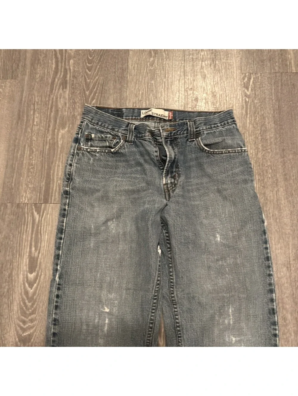 Vintage Y2K Levis 569 Loose Straight Jeans 30x32 Baggy Faded Denim